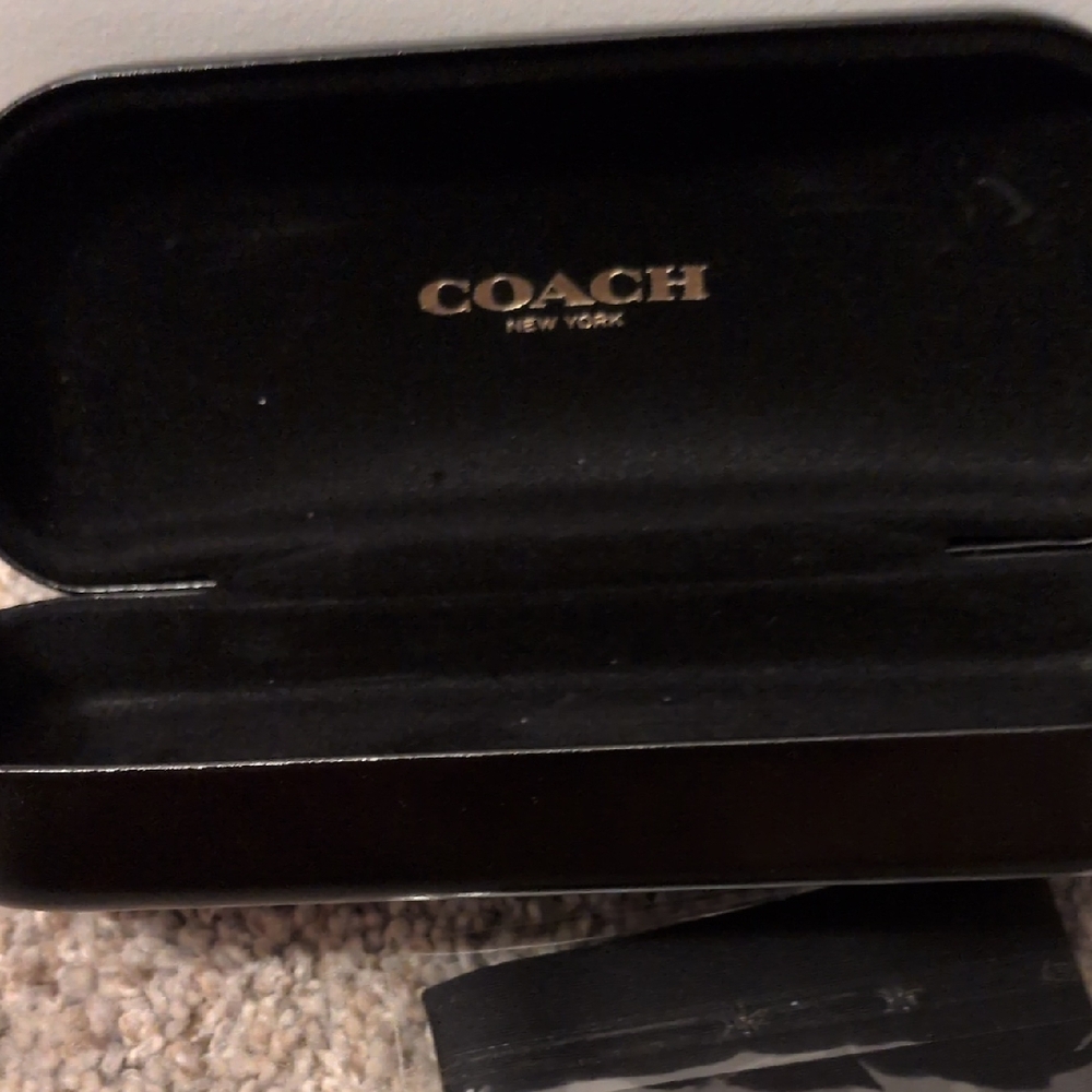 Coach Black Eyewear Holder
